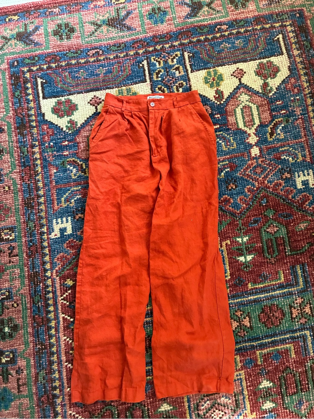 Reformation linen pants